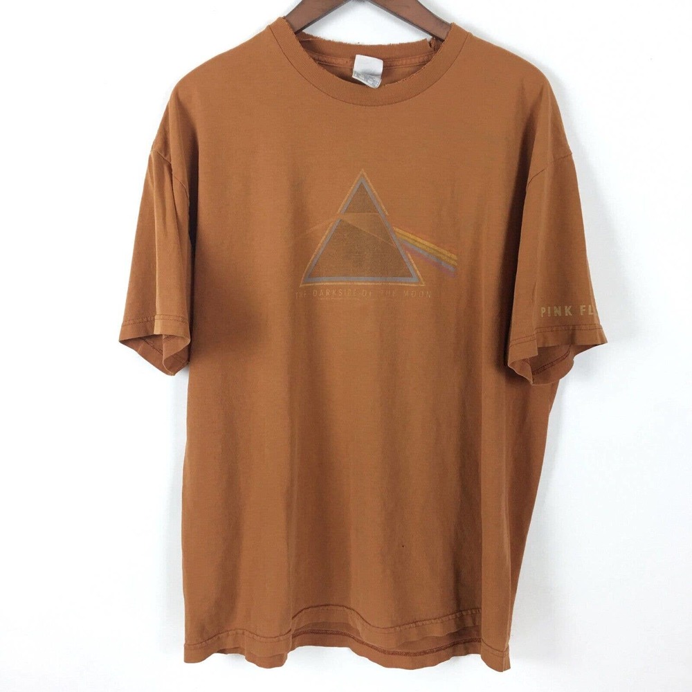 Vintage Pink Floyd Graphic T Shirt Mens XL Dark Side Of The Moon 2004 Band Tee